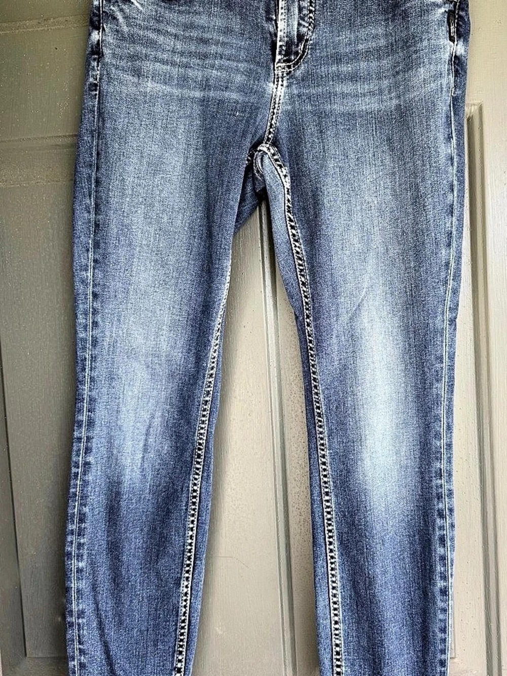 Silver Jeans Elyse Skinny Jeans Blue Waist 29 Length 27